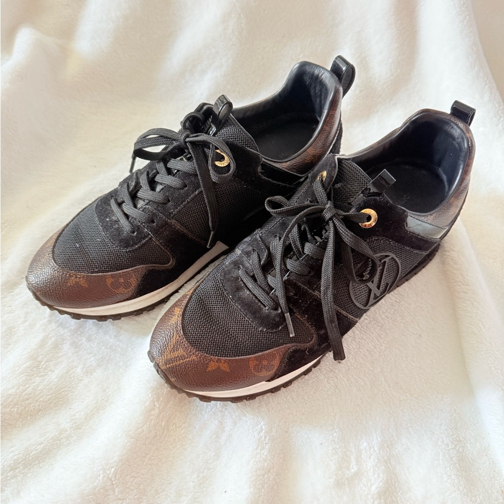 Black and Brown Designer Sneakers - Picture 5 of 10